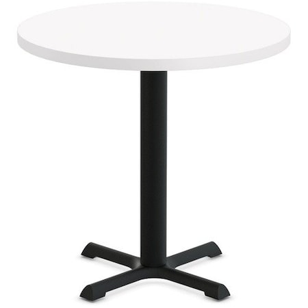 Special-T Table, Round, 36in Dia x 29in, Black Base/White Top SCTSTAR236BWH